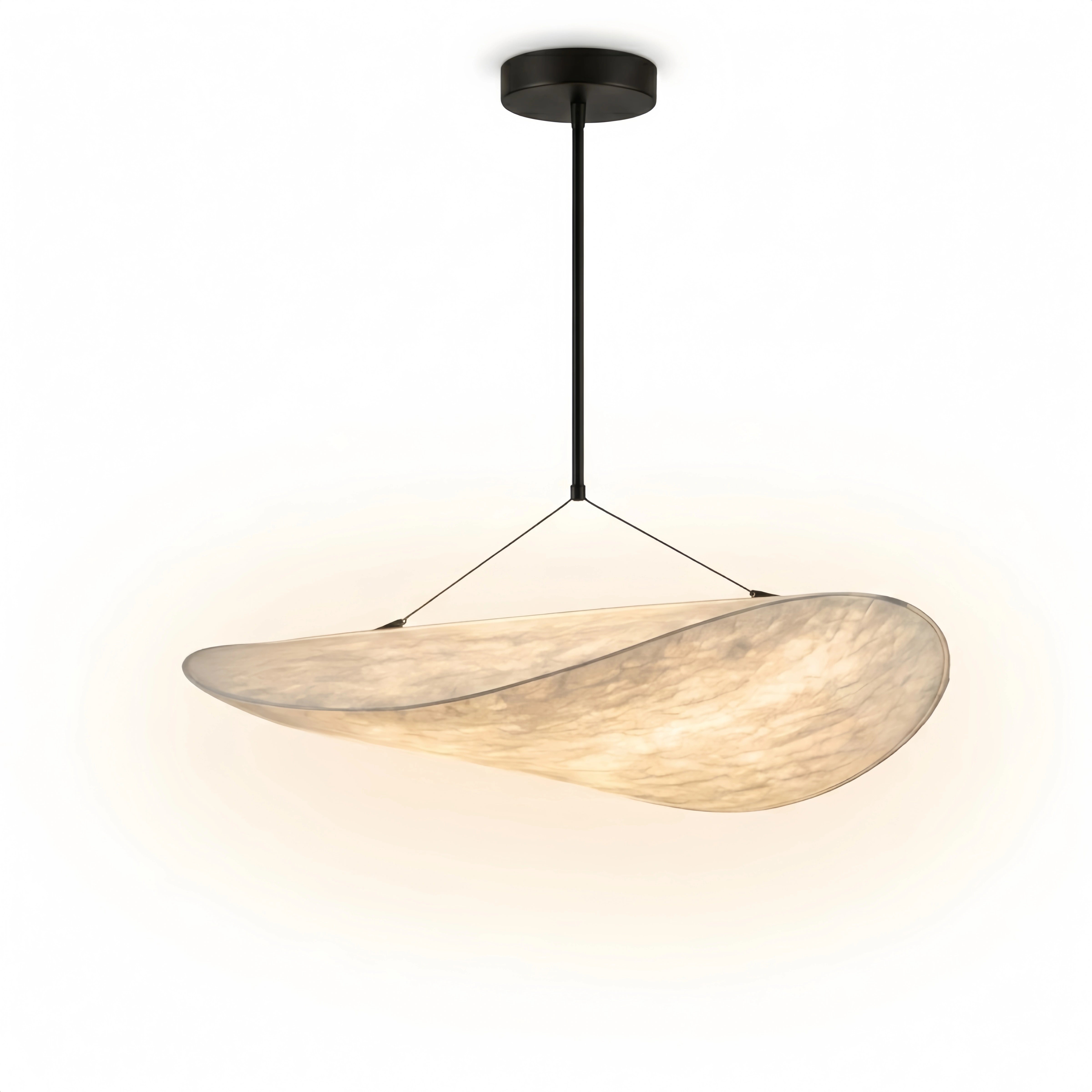 Pendant Light – Curved Metal Design for Dining Room6